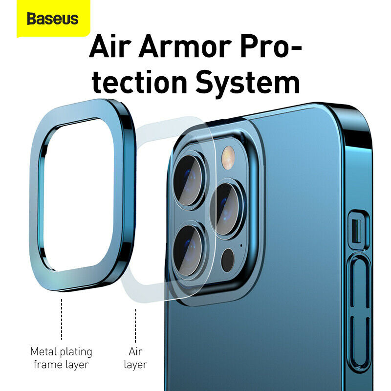 Ốp Lưng iPhone 13 Pro Max Viền Màu Nhựa Cứng Hiệu Baseus Glitter thiết kế mặt lưng trong suốt hoàn toàn lộ nguyên mặt lưng của máy đẹp và sang hơn khi điểm nhấn là lớp viền màu bóng sắc sảo
